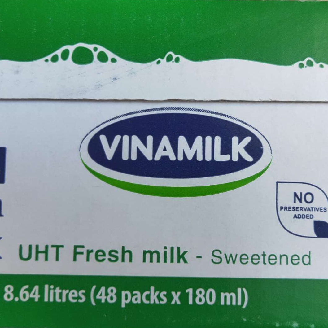 [HCM]Sữa tươi Vinamilk 180ml (CÓ ĐƯỜNG)