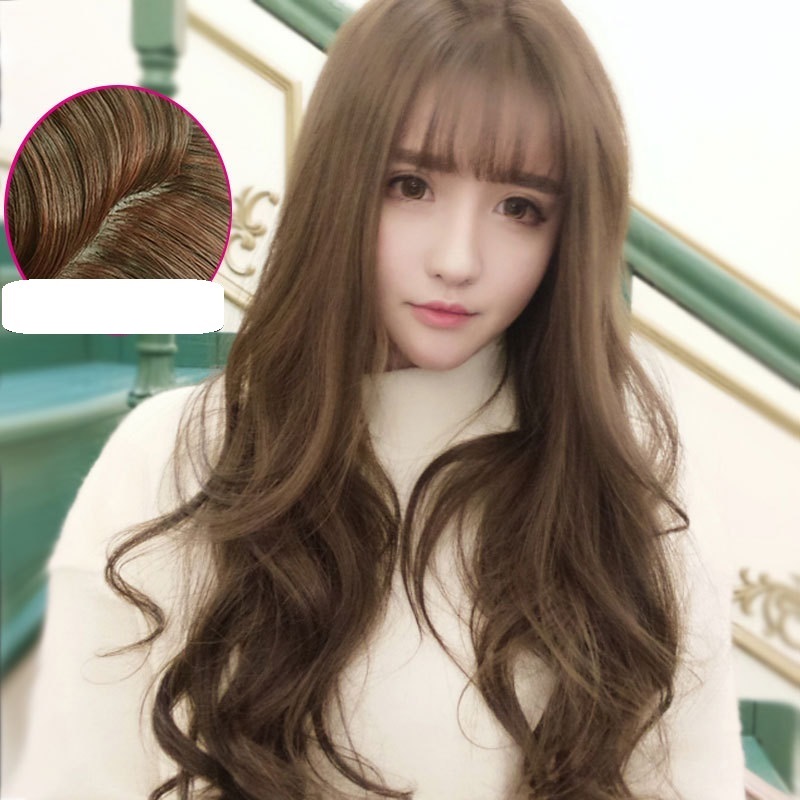 Tóc giả nữ nguyên đầu xoăn dài 💖FREESHIP💖 tóc giả cả đầu nữ, tóc giả thời trang Sỉ 120k, tặng lưới chụp