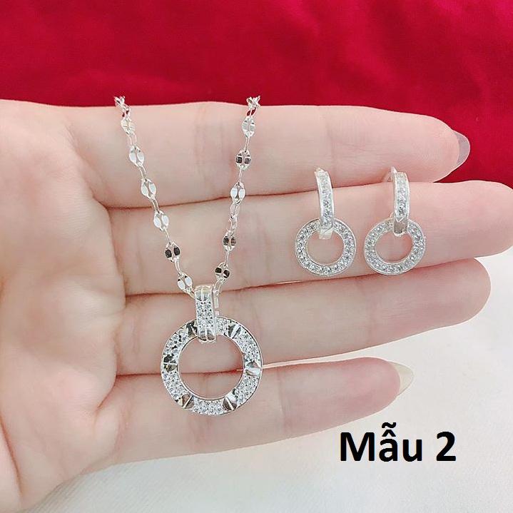 Bộ trang sức bạc 3 món MS176