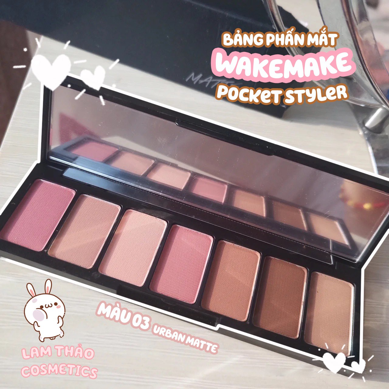 Bảng Phấn Mắt Wakemake Pocket Styler