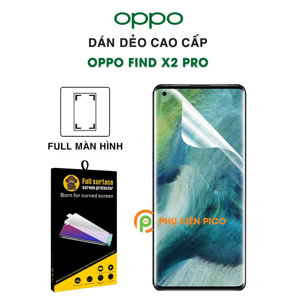 Dán màn hình Oppo Find X2 Pro / Find X2 / Find X3 Pro chính hãng Moxiao Xing PPF cao cấp dẻo trong suốt
