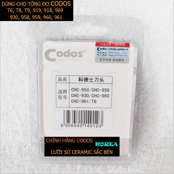 LƯỠI TÔNG ĐƠ, LƯỠI TÔNG ĐƠ CẮT TÓC CODOS TẶNG 01 LƯỢC TONY&GUY