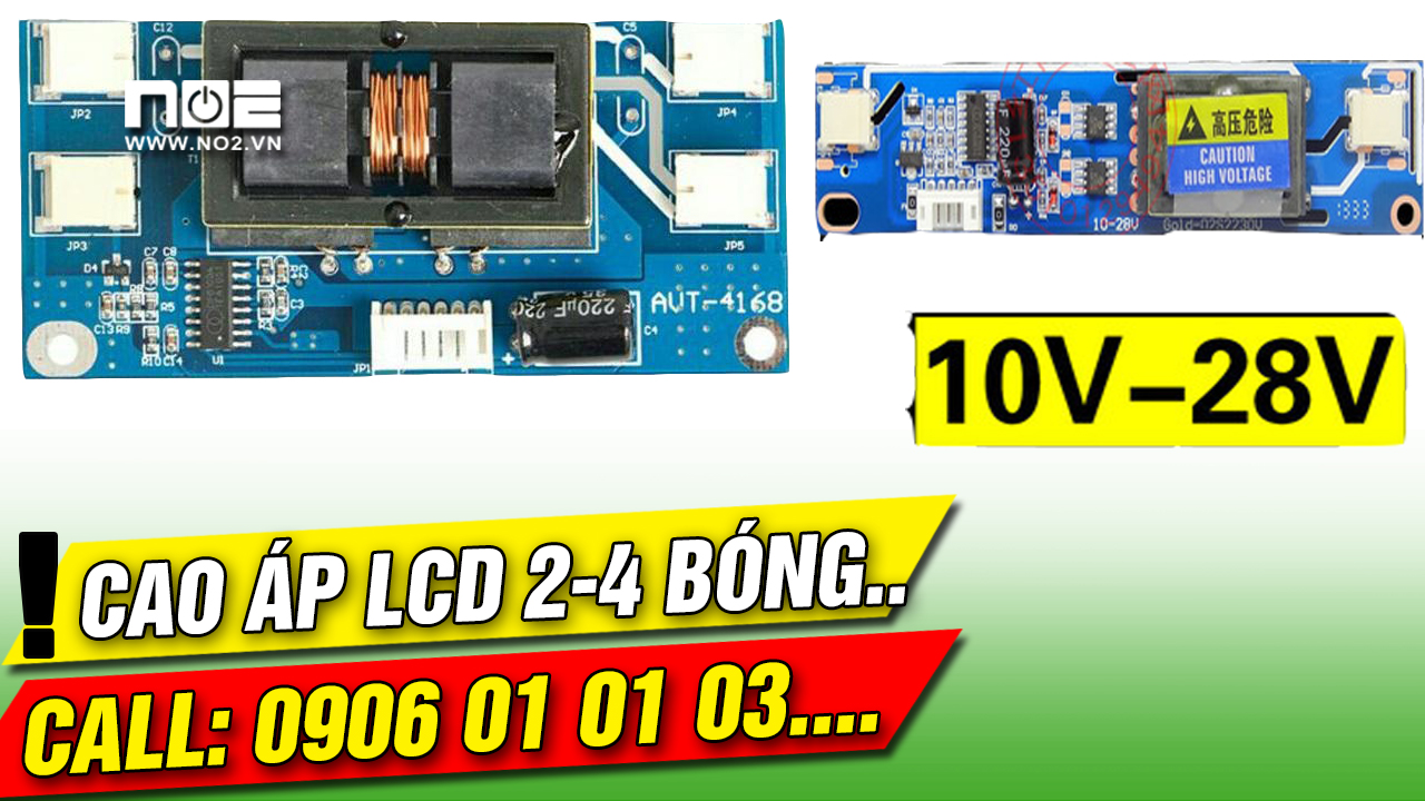 Cao áp lcd 2 bóng dùng cho màn hình máy tính và lcd