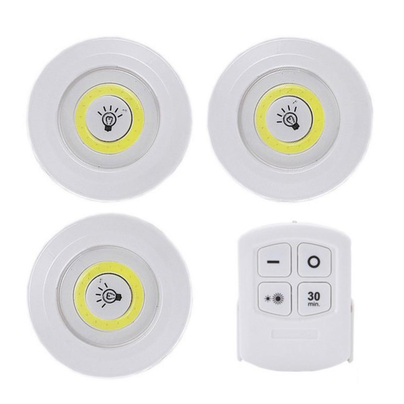 [HCM]Bộ 3 đèn LED dán tường điều khiển từ xa