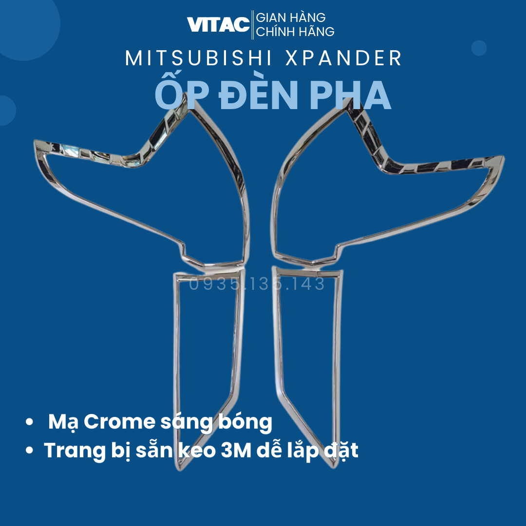 Ốp viền đèn trước sau Xpander 2019-2023