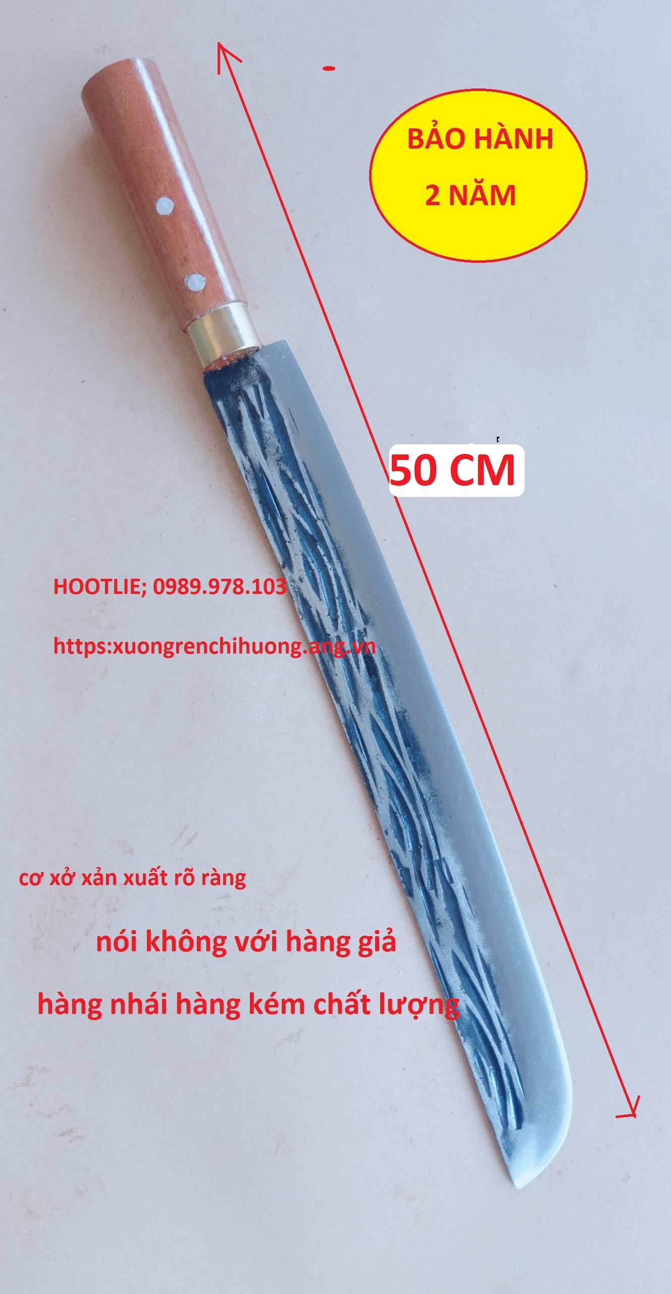 ( GIÁ HỦY DIỆT ) bộ dao 2 món chặt thái chuyên dụng làm từ nhíp xe kháng rỉ