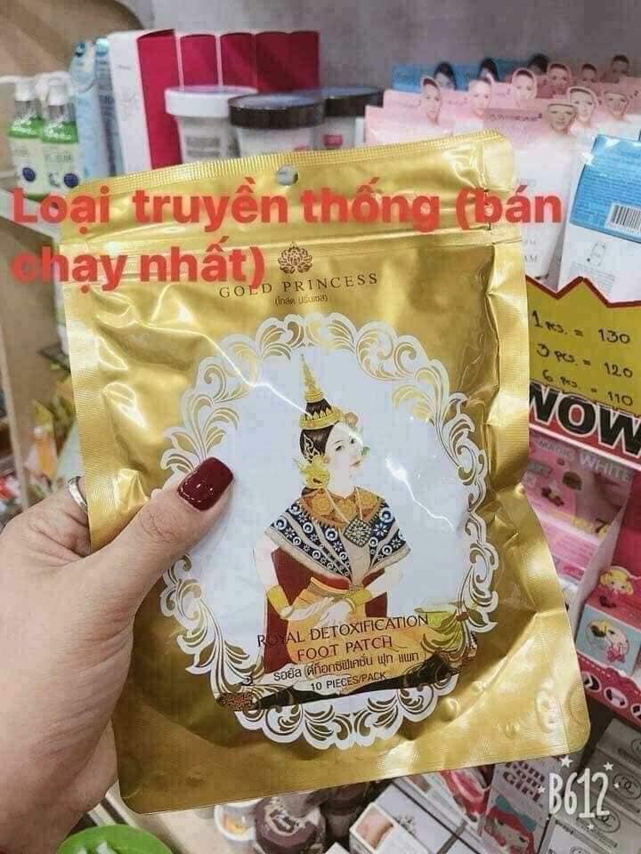 Miếng Dán Thải Độc Chân ROYAL -- Thái Lan (Loại Truyền Thống)