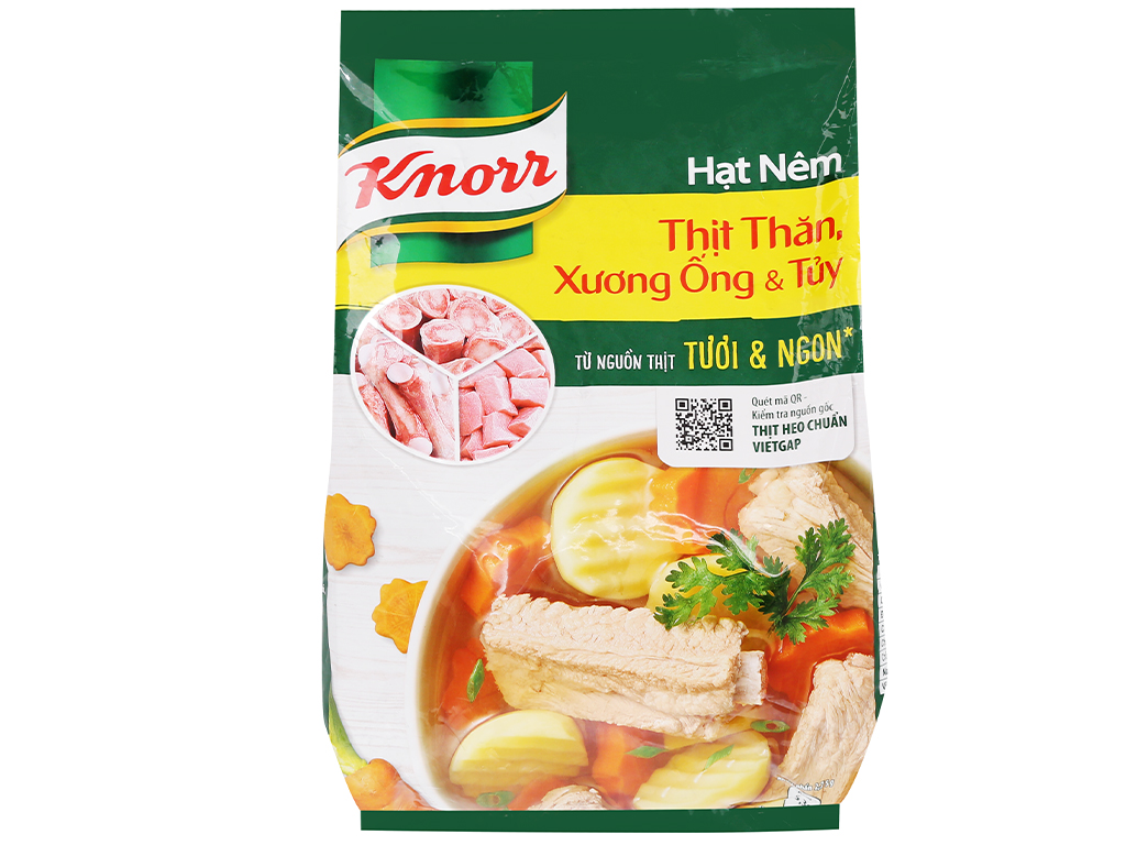 Hạt nêm Knor 1,8kg, 900g, 400g
