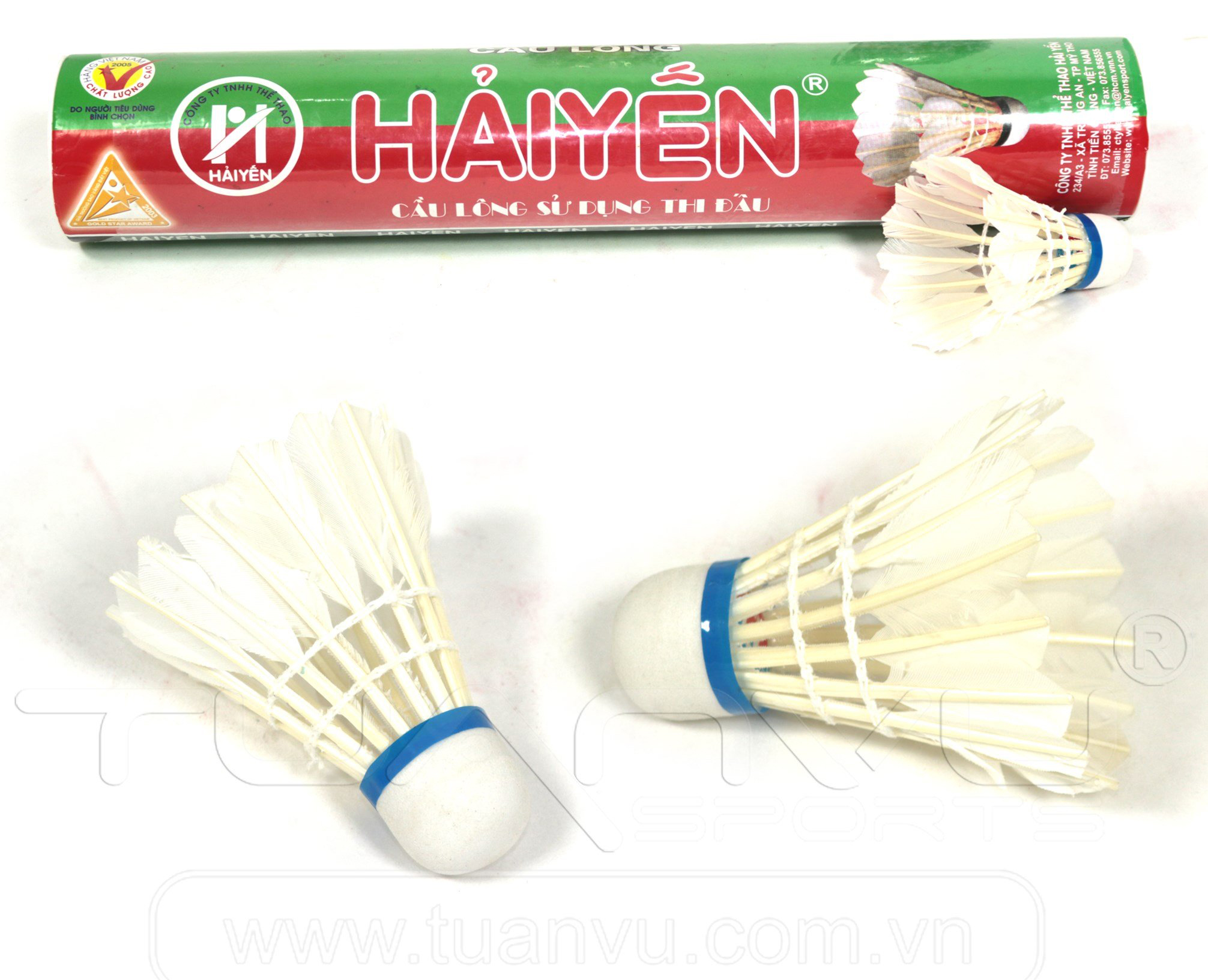 BỘ 12 QUẢ CẦU LÔNG HẢI YÊN