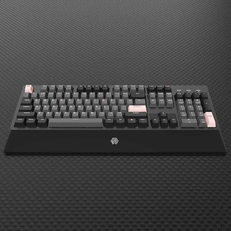 Bàn phím cơ AKKO MOJIKE GK1 Black Pink (AKKO sw v2 / LED trắng) - Hàng Chính Hãng Bảo hành 12 tháng