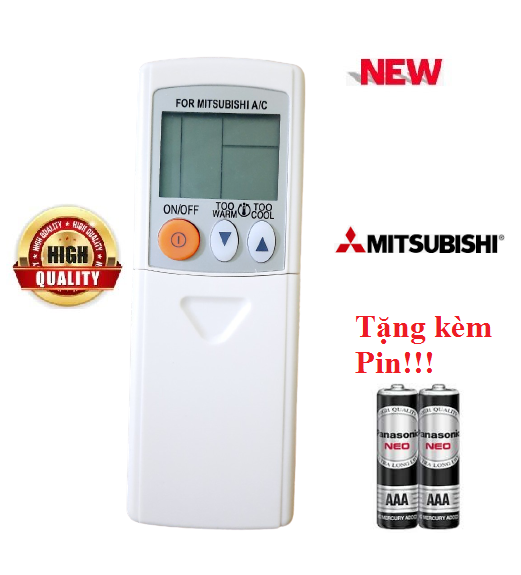 Điều khiển điều hòa Mitsubishi 1&2 chiều Inverter các dòng  MSY- MSZ- MS- Hàng tốt 100% Tặng kèm Pin