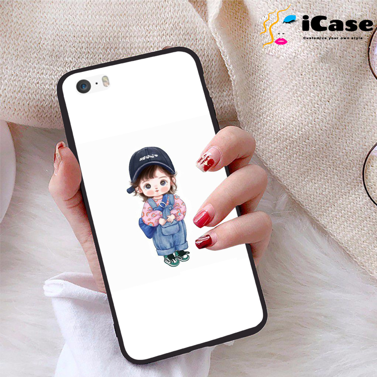 Ốp lưng iPhone 5 viền dẻo TPU BST Chibi