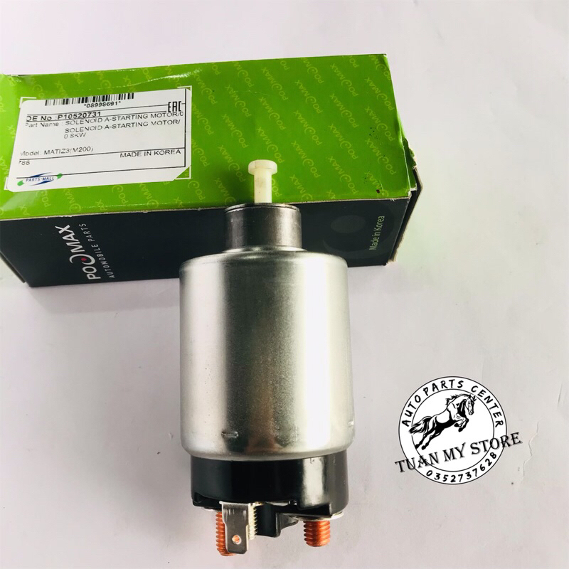 Rơ le đề Matiz-Spark-Gentra (3 lỗ vít)