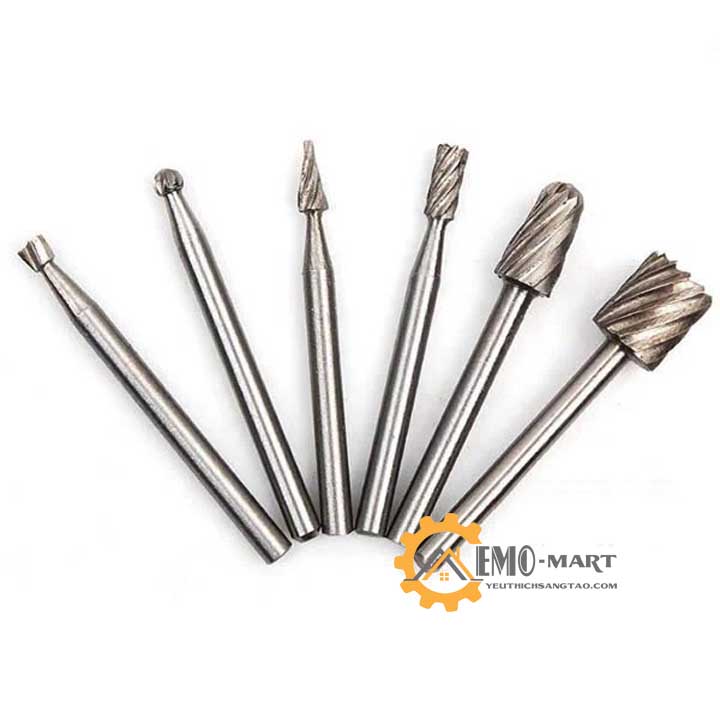Bộ 6 mũi khắc chạm trổ