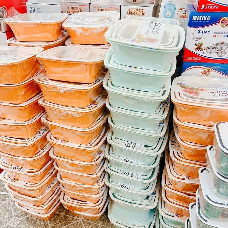 SET RỔ 6 MÓN ECCO ❌ BỘ RỔ ĐA NĂNG ❌ KÈM CHẬU