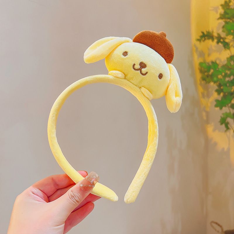 Băng đô cài tóc hình thú nhồi bông ba chiều dễ thương