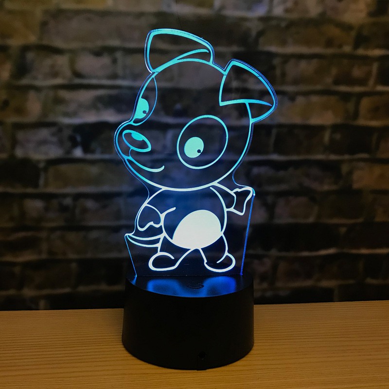 Đèn ngủ 3D 12 con giáp - đèn trang trí