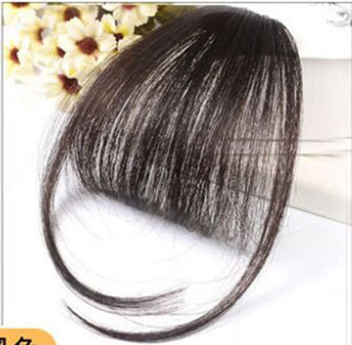 Tóc mái thưa làm từ tóc thật 100%, mái mưa tóc thật M02T, tóc giả nữ