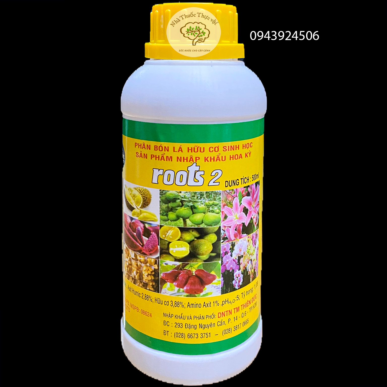 Roots 2 Phân bón lá ra rễ - 500ml Nhập khẩu từ Hoa Kỳ