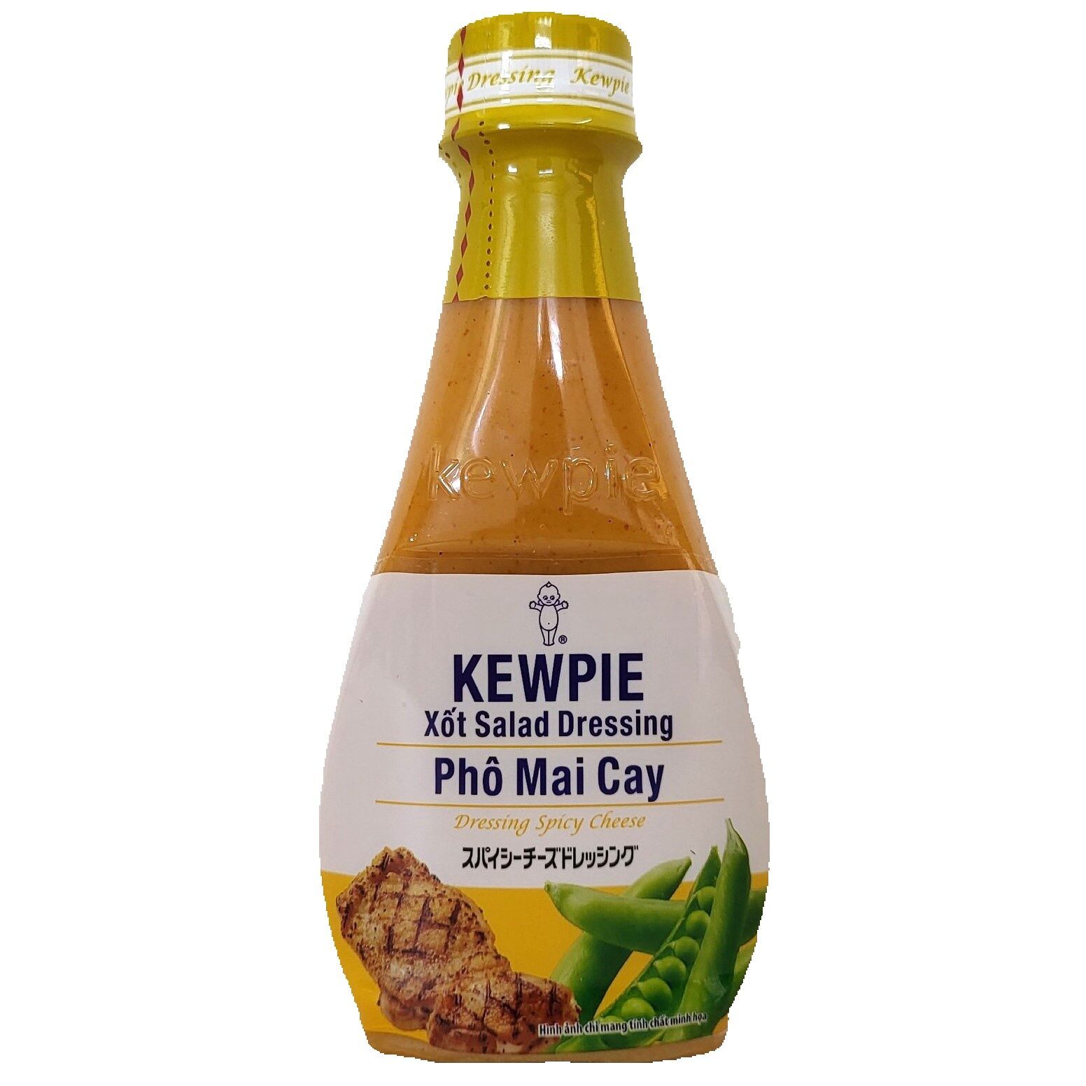 KEWPIE (chai CAM 210ml) SỐT PHÔ MAI CAY Dressing Spicy Cheese
