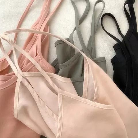 Váy 2 dây đũi xuông - Đầm trơn basic nữ CỰC XINH