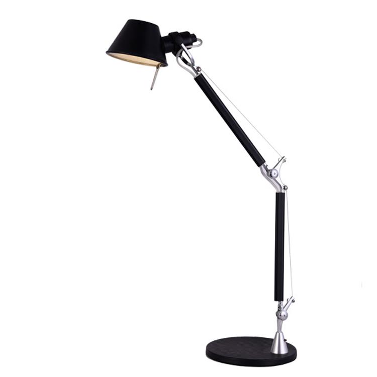 Đèn để bàn - đèn bàn làm việc vintage Inox cao cấp xoay 360 tiện dụng ICHO lamp kèm bóng LED chống lóa chống cận.