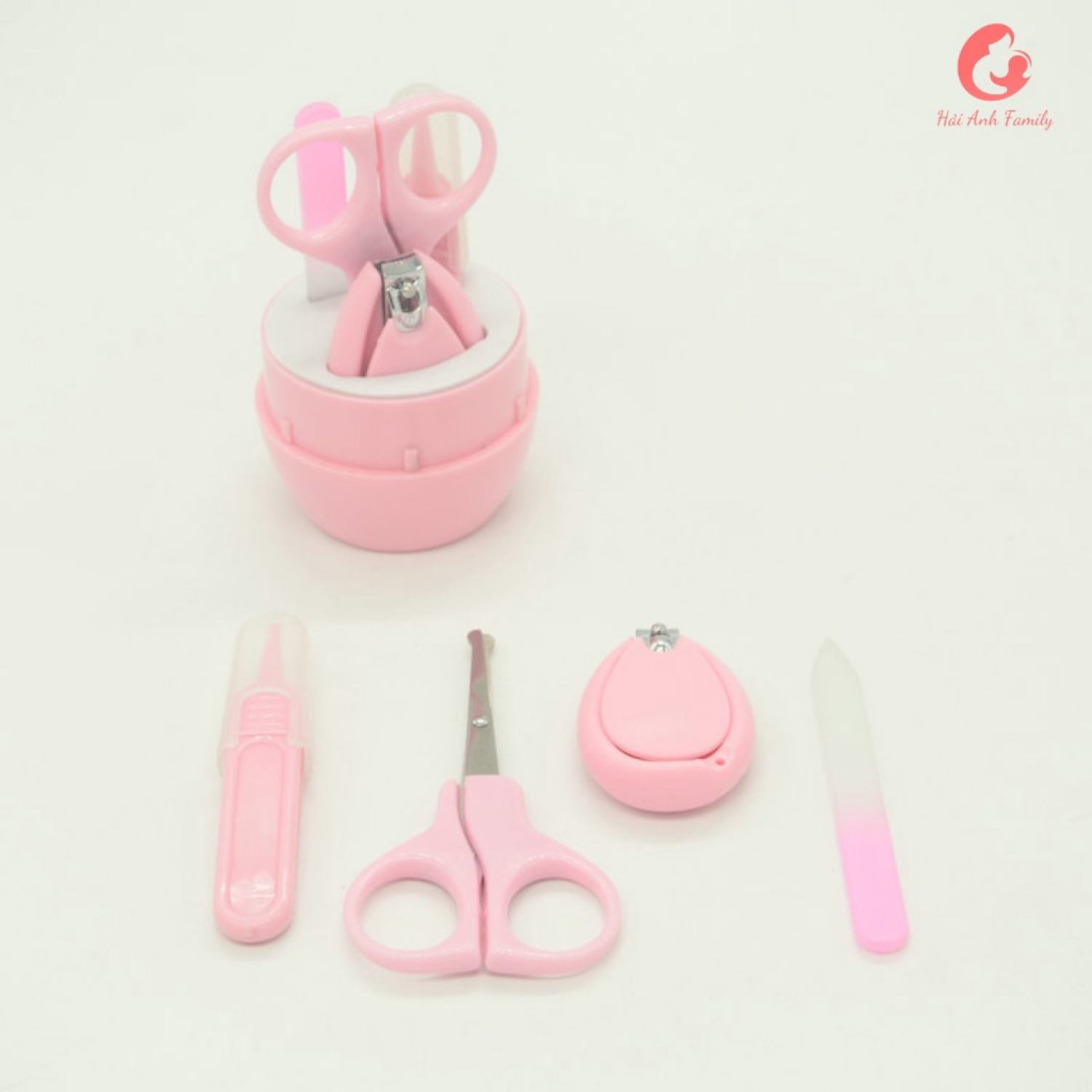 Bộ 4 món dụng cụ kéo, kềm cắt móng tay cho bé