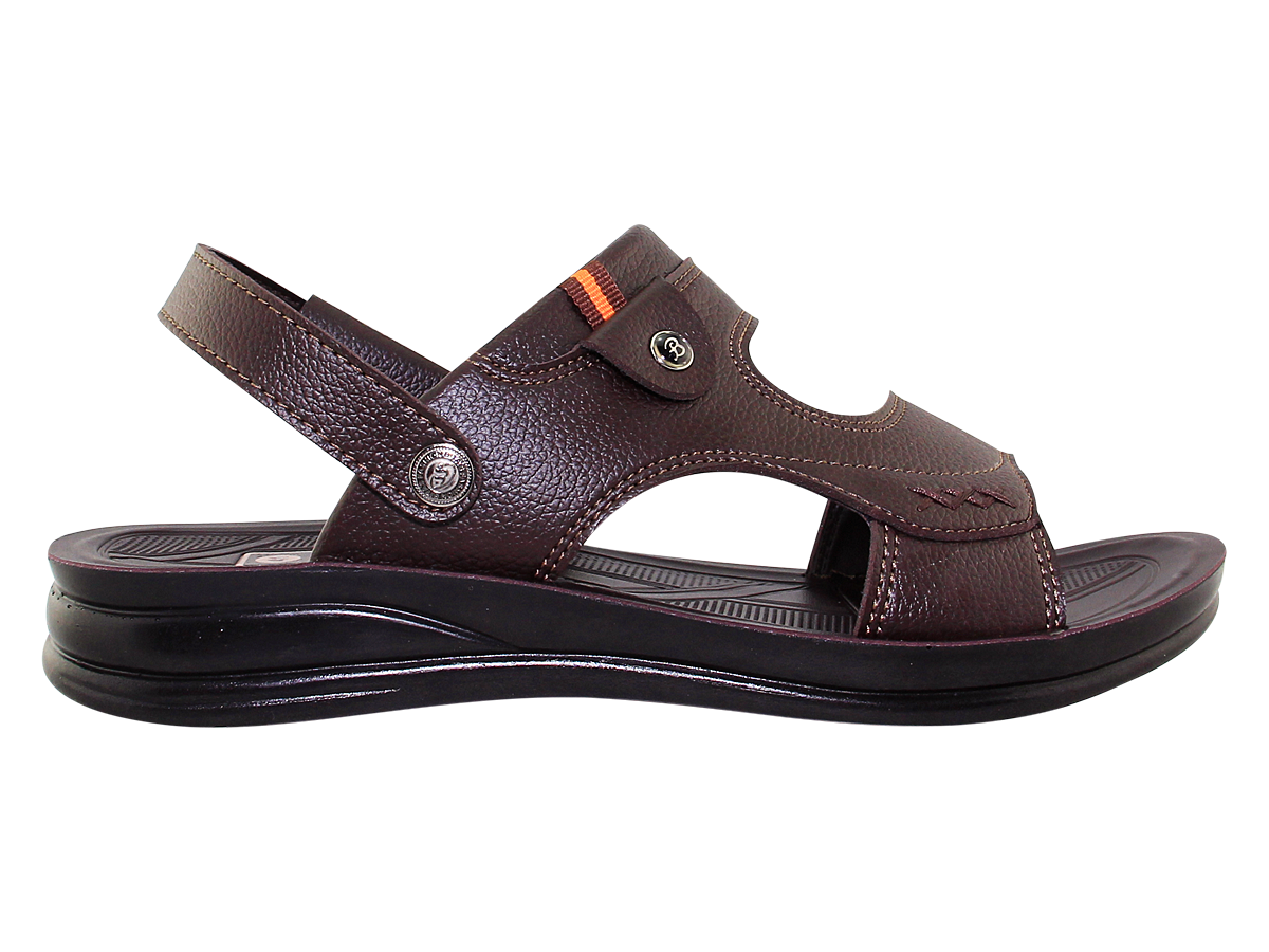 SANDAL ĐẾ BẰNG NAM Bita's SUM.101 (Đen + Nâu + Vàng bò)