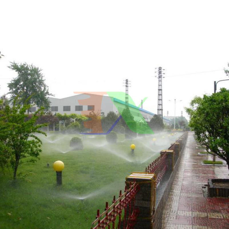 Irrigation spray rainfall reaching retractable dtx-21d, holder cap lawn sprinkler retractable adjust angle watering 25 °-360 ° lace 21 1/2 ", watering golf ball, water landscape, Park