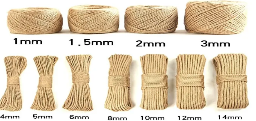 Dây cói trang trí handmade size 2mm, set 20m