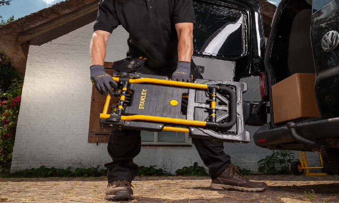 Xe đẩy hàng gấp gọn 2 - 4 bánh Stanley FT585 tải trọng 70/137kgs - Hàng chính hãng