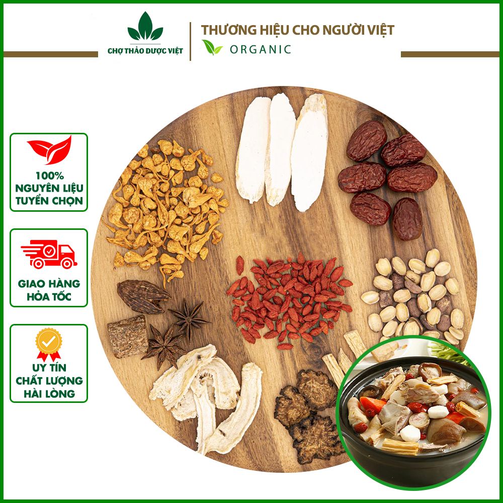 Thang hầm dê, bò, nấu lẩu, set tiềm 11 vị thơm ngon chuẩn công thức - Chợ thảo dược Việt