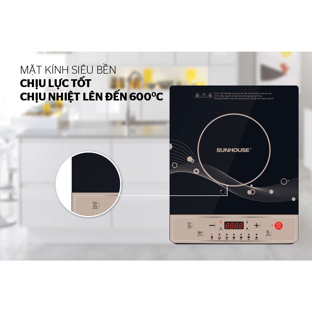 BếP ĐiệN Từ Cơ Sunhouse Shd6149 (Kèm LẩU)