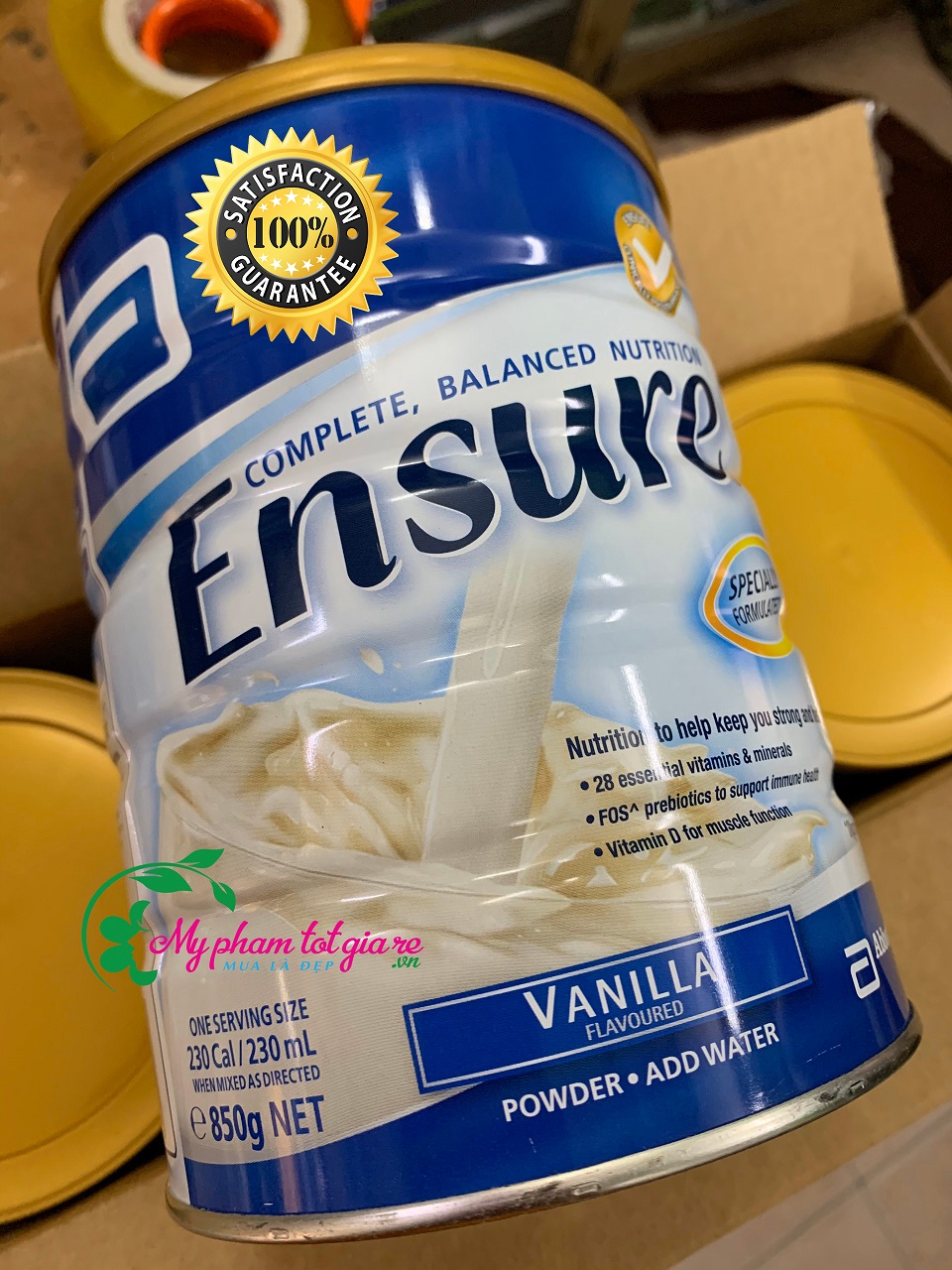 Sữa Ensure Úc 850g Vị Vani