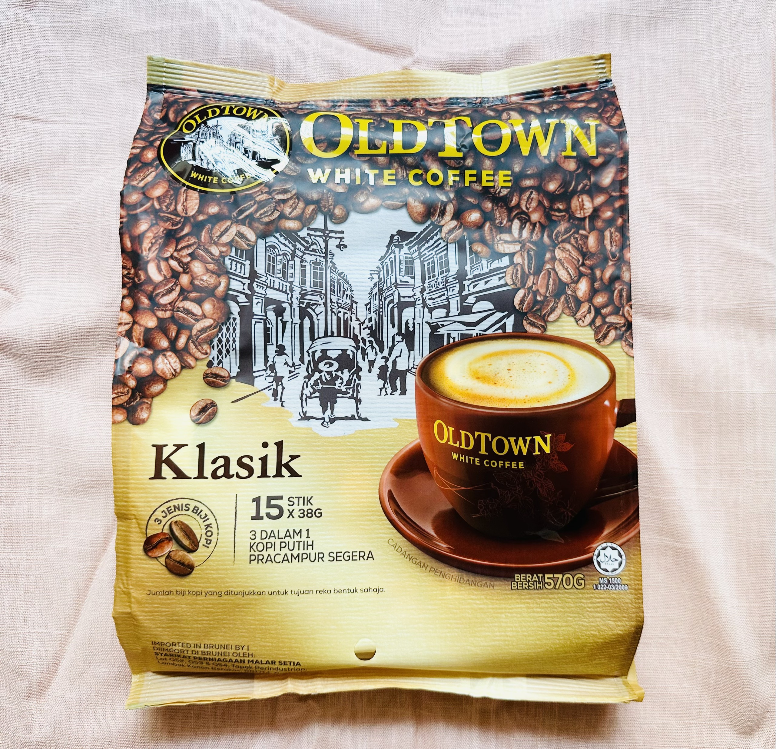 [BAO BÌ MỚI] Cà phê trắng hòa tan 3 in 1 Oldtown White Coffee - Truyền Thống