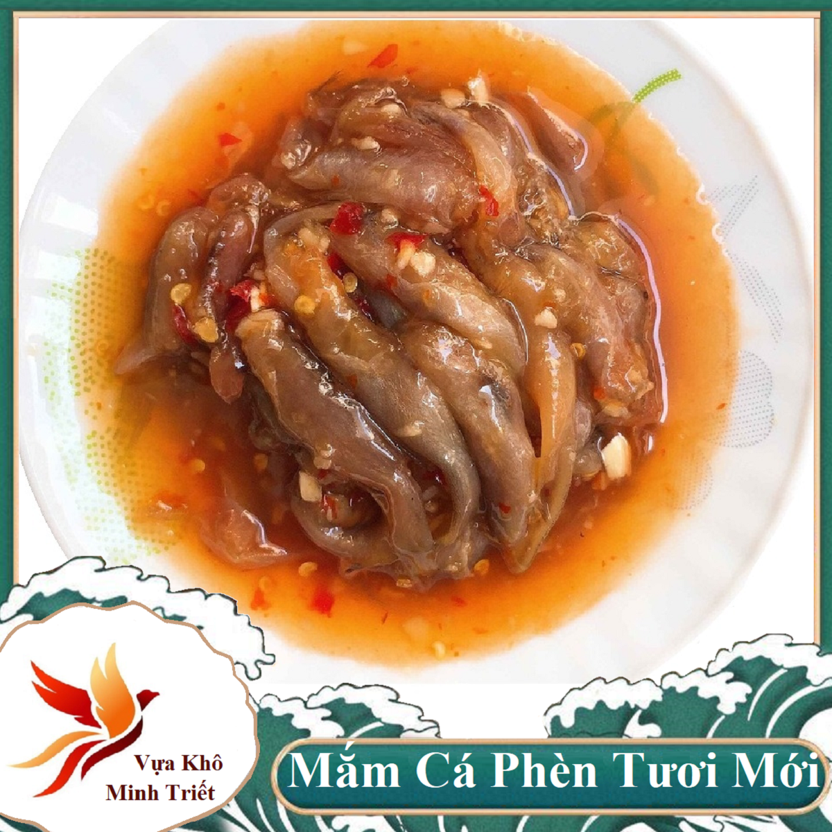 MẮM CÁ PHÈN -CHUYÊN CHẤM THỊT LUỘCNGON NHƯ Ý. - 500GR -Vựa Khô Minh Triết