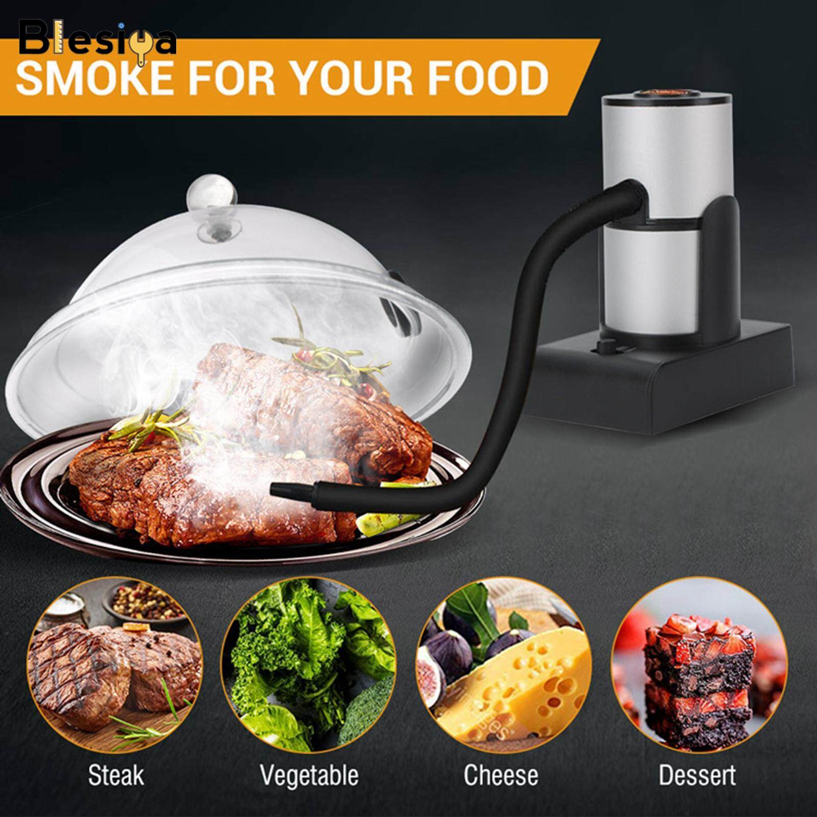 Blesiya Portable Smoke Infuser for Indoor Home Kitchen Outdoor BBQ Grill