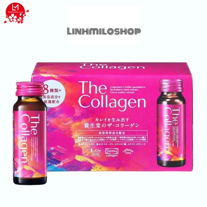 Nước uống The collagen shiseido hộp 10 lọ 50ml
