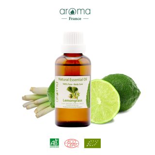 Dầu Massage Body Sả Chanh Tây Ấn Aroma - Lemongrass Body Oil - Làm Ấm thumbnail