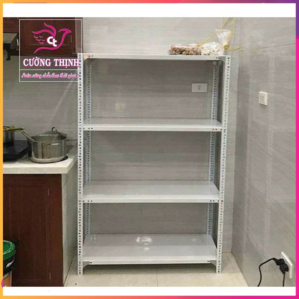 Kệ sắt đa năng, cao 1m5 x dài 80cm x rộng 40cm, kệ sắt v lỗ