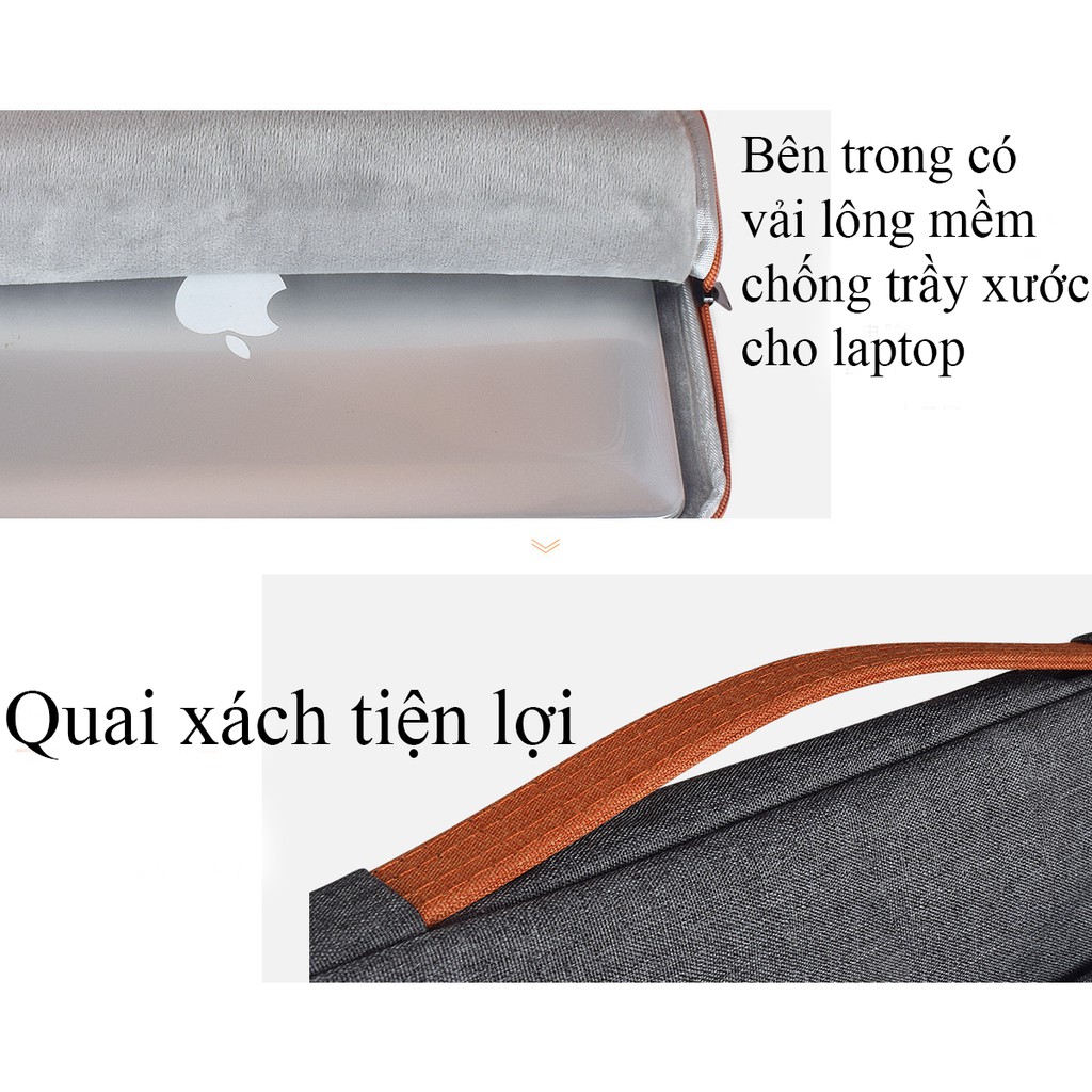 [HCM]Túi Chống Sốc Bảo Vệ Laptop Nd02