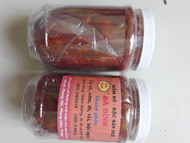 Mắm Rò nhà làm thơm ngon Huế hủ 400gr