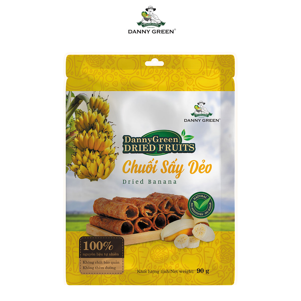 Chuối Sấy Dẻo Nguyên Vị DannyGreen