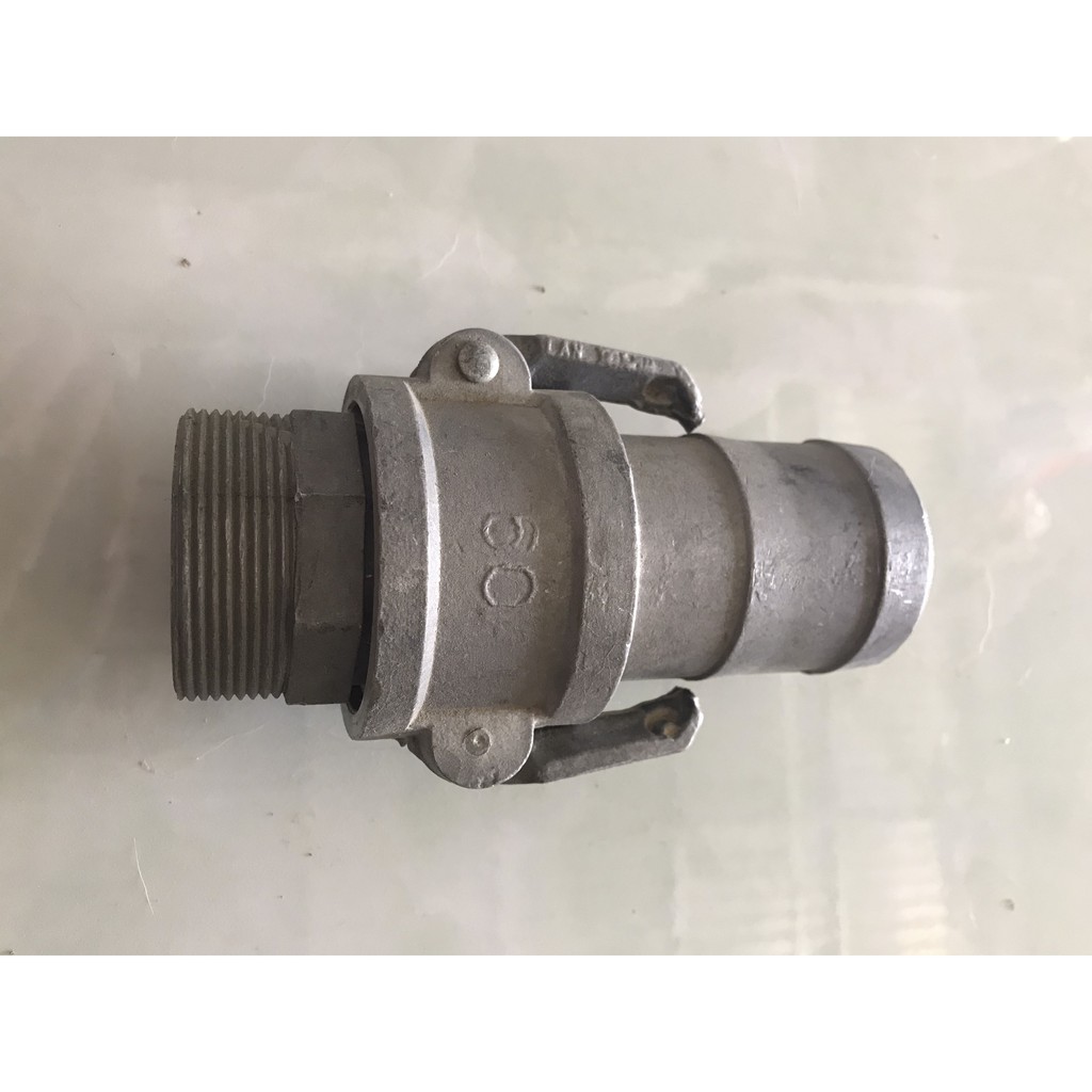 khớp nói nhanh nhôm răng1đầu phi 50, phi60 (cùm nhôm răng phi 50 phi 60)