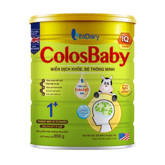 Sữa Colosbaby Iq Gold 1+ 800G