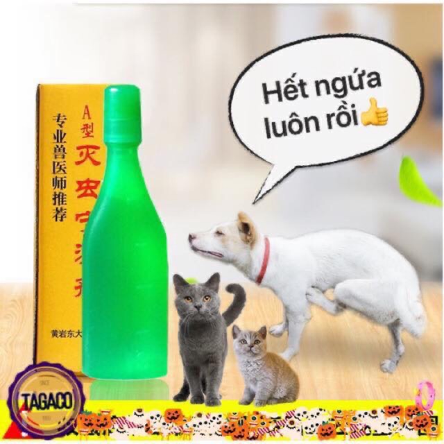 Nhỏ gáy Đài Loan TrịBọ cho chó mèo