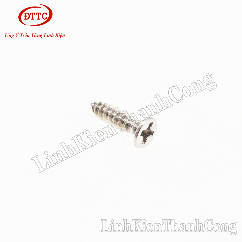 Vít M3 8mm 10mm 12mm Mũ Phẳng (Gói 100 chiếc)