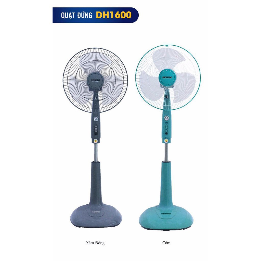 [HCM]QUẠT ĐỨNG CÓ HẸN GIỜ SENKO - DH1600