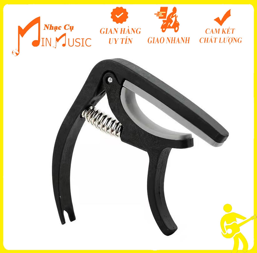 Capo guitar acoustic lò xo có chốt nhổ dây đa chức năng I Hàng Chất Lượng