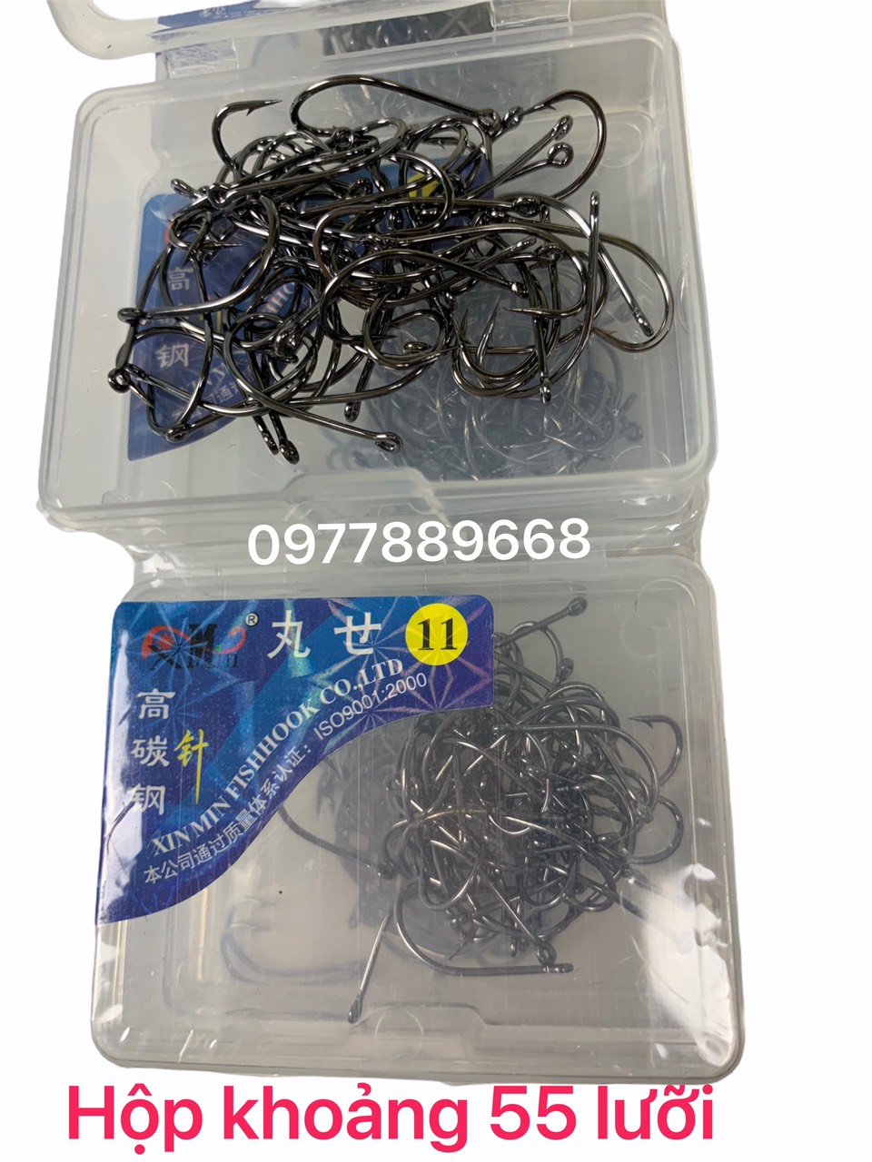( 2 Hộp )Lưỡi câu đơn XinMin siêu rẻ ,hộp từ 10 lưỡi đến 100 lưỡi